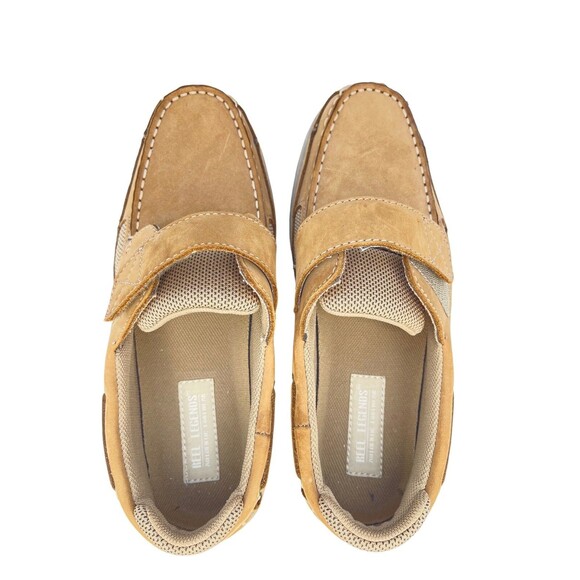 REEL LEGENDS ADMIRAL TAN LEATHER DECK SHOES MEN'S SIZE 8 M NEAR MINT CONDITION! - Picture 5 of 6